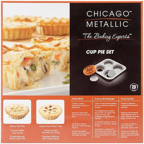 chicago metallic professional cookie sheet|Chicago metallic cup pie set.